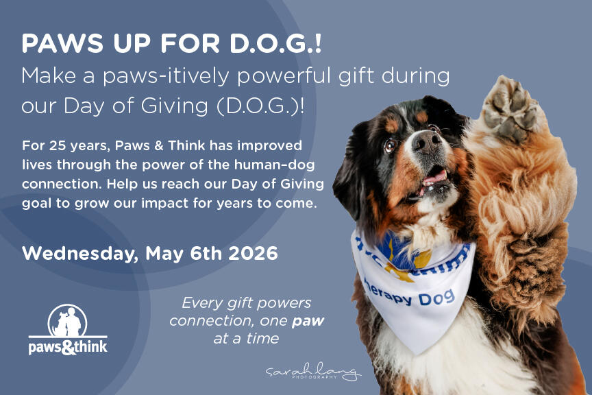 Campaign cover image for Paws & Think's 2026 Day of Giving (D.O.G.)