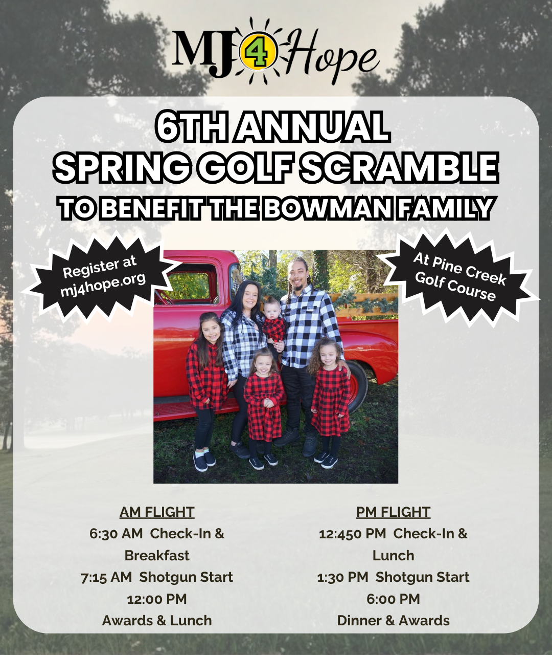 Campaign cover image for MJ 4 Hope's 6th Annual Spring Golf Scramble