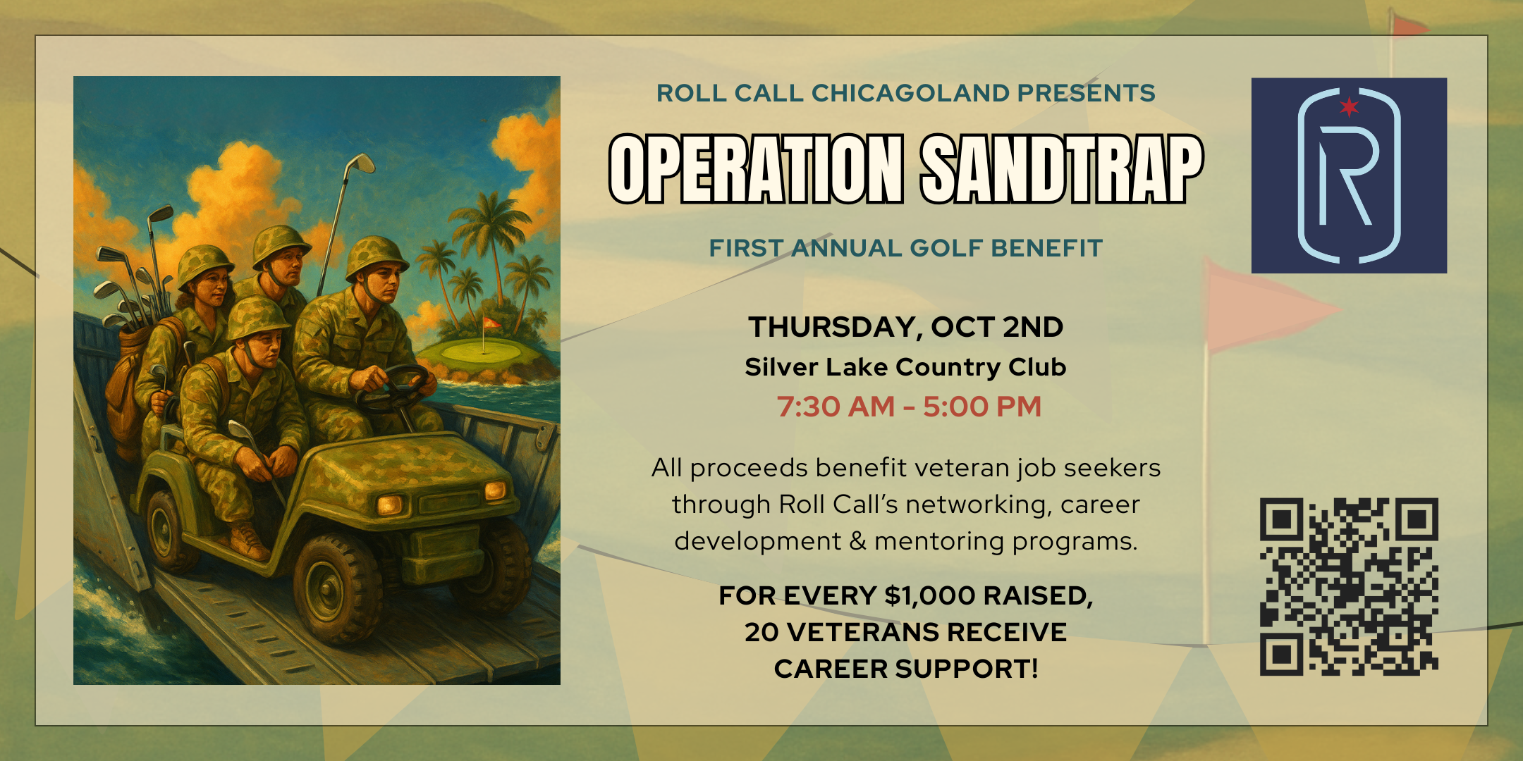 Campaign cover image for Operation SANDTRAP: Roll Call Chicagoland's First Annual Golf Benefit