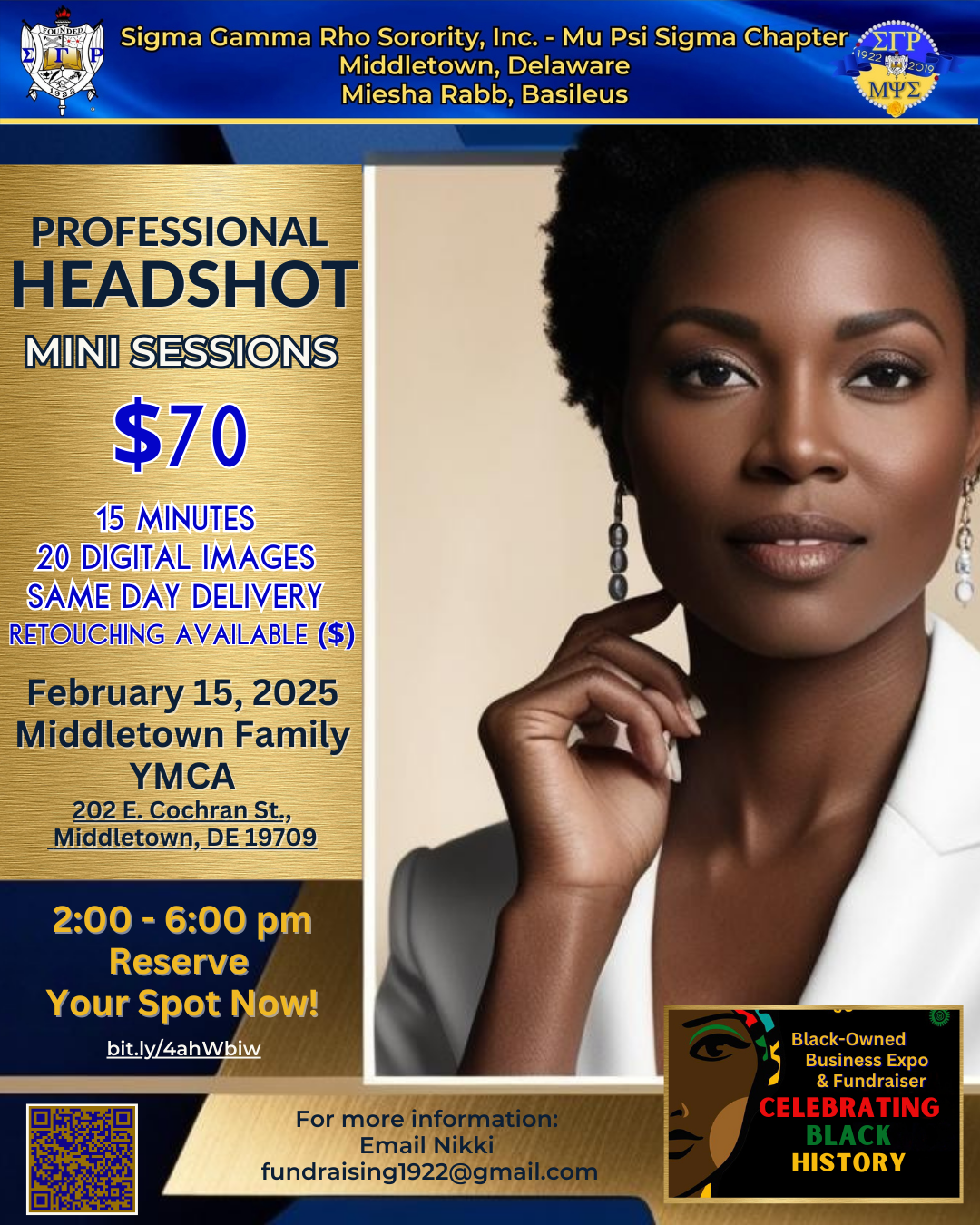 Campaign cover image for Professional Headshot Mini Sessions