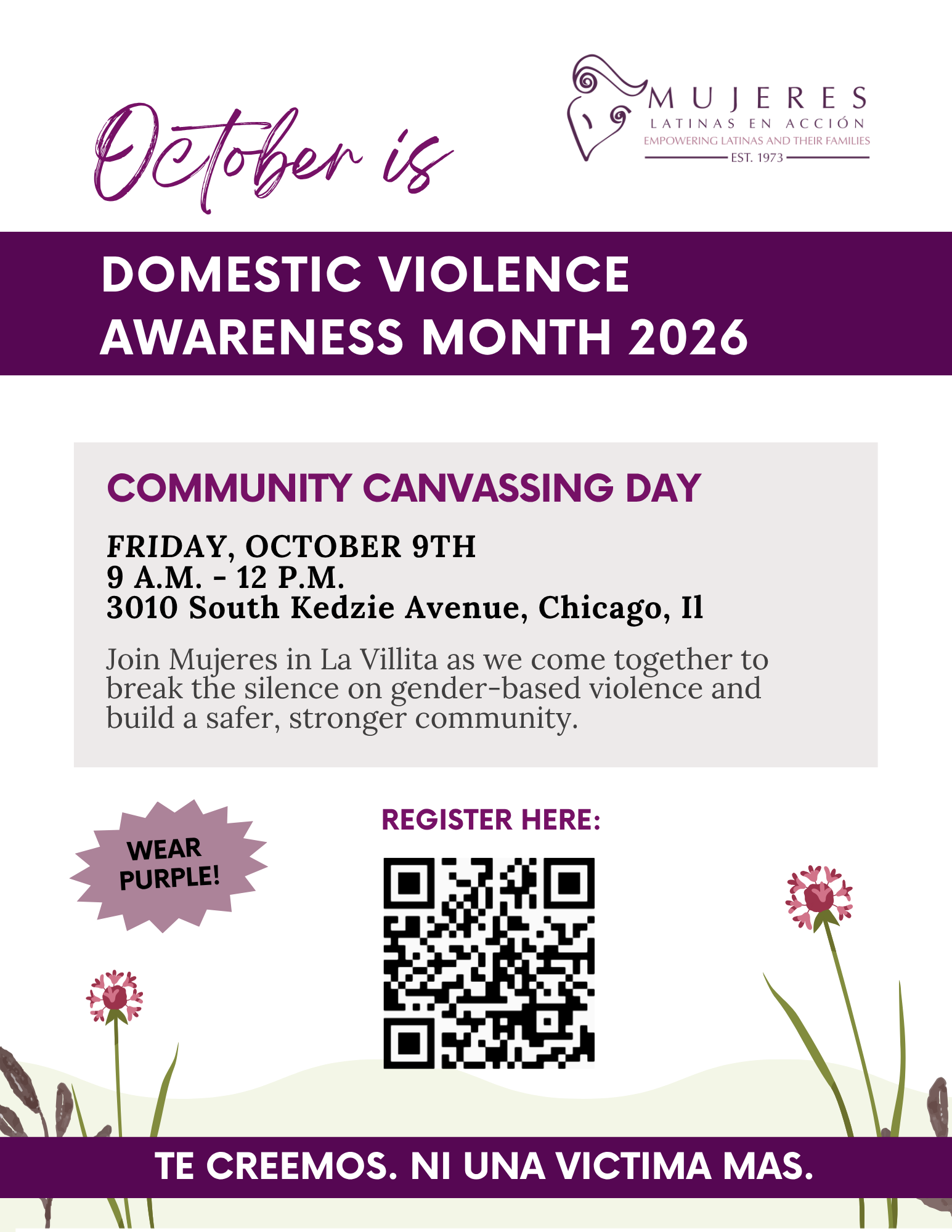 Campaign cover image for DV Community Canvassing Day 2026