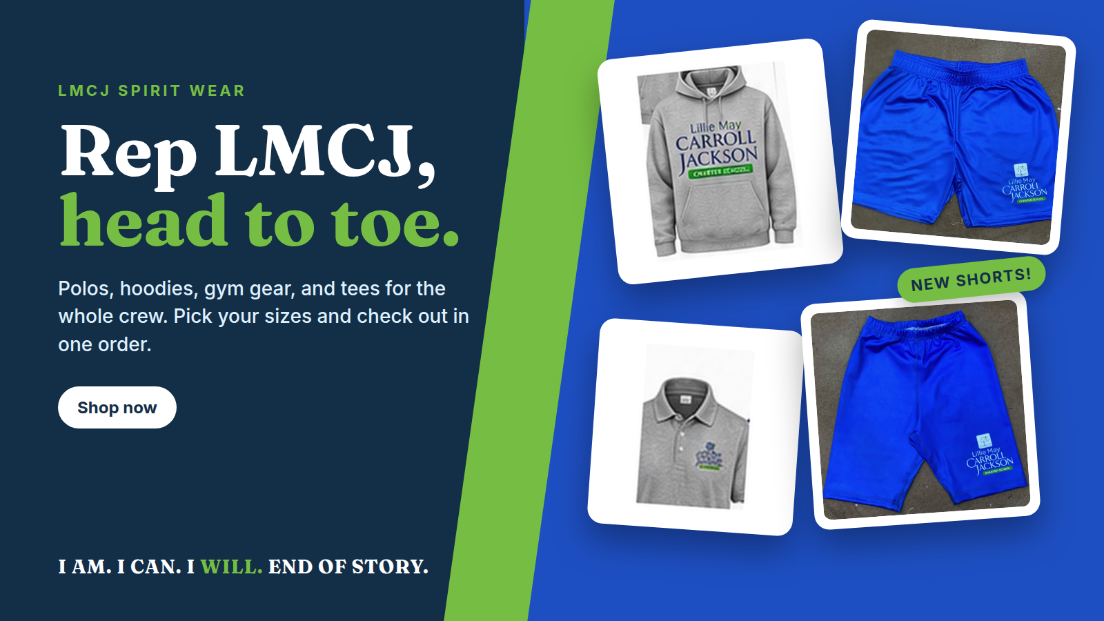 Campaign cover image for LMCJ School Store