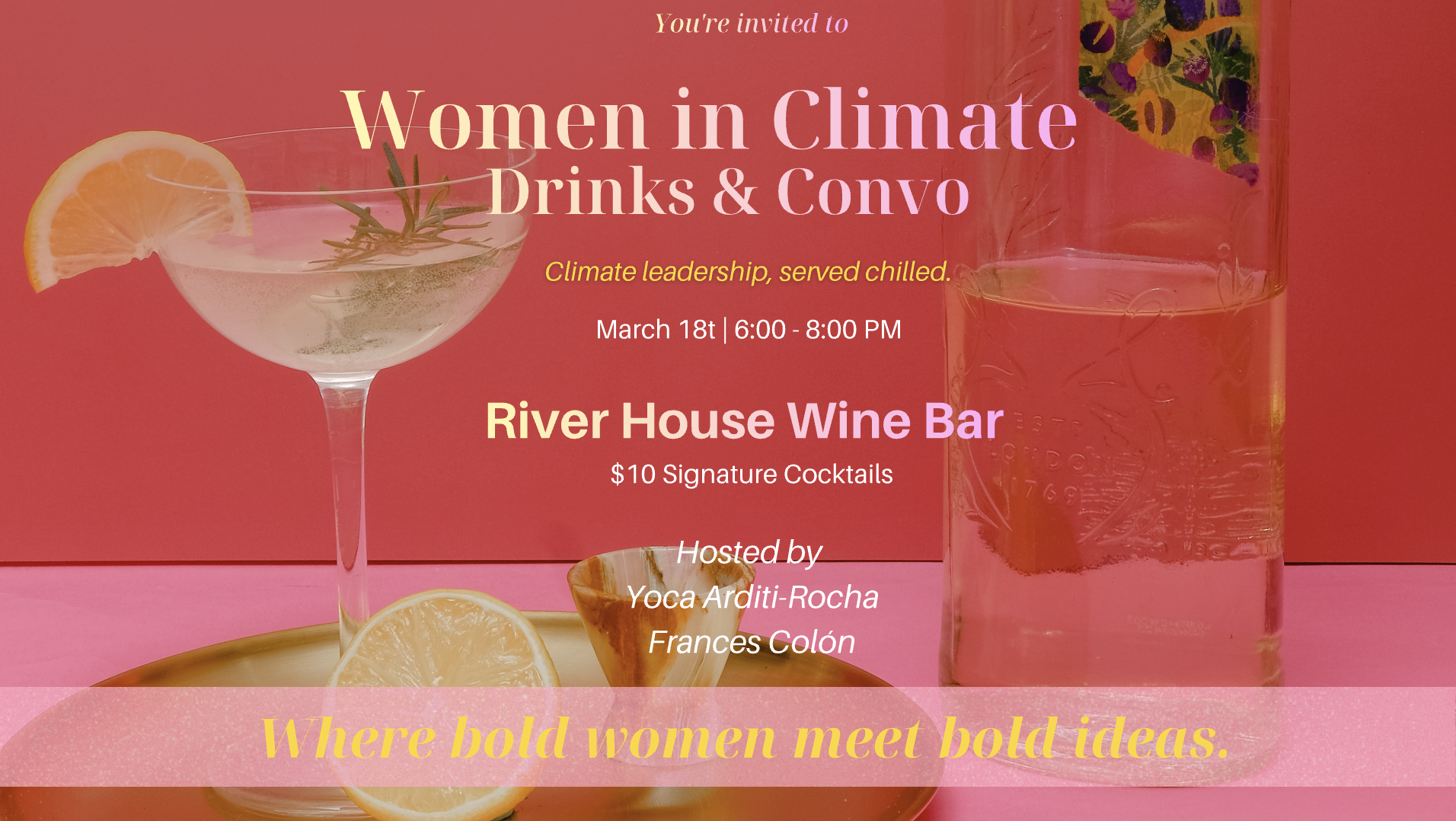 Campaign cover image for Women in Climate - Happy Hour