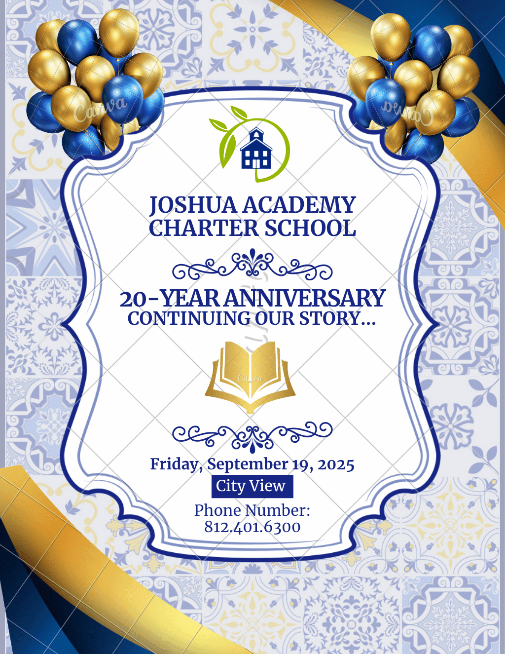 Campaign cover image for Joshua Academy 20-Year Anniversary Dinner