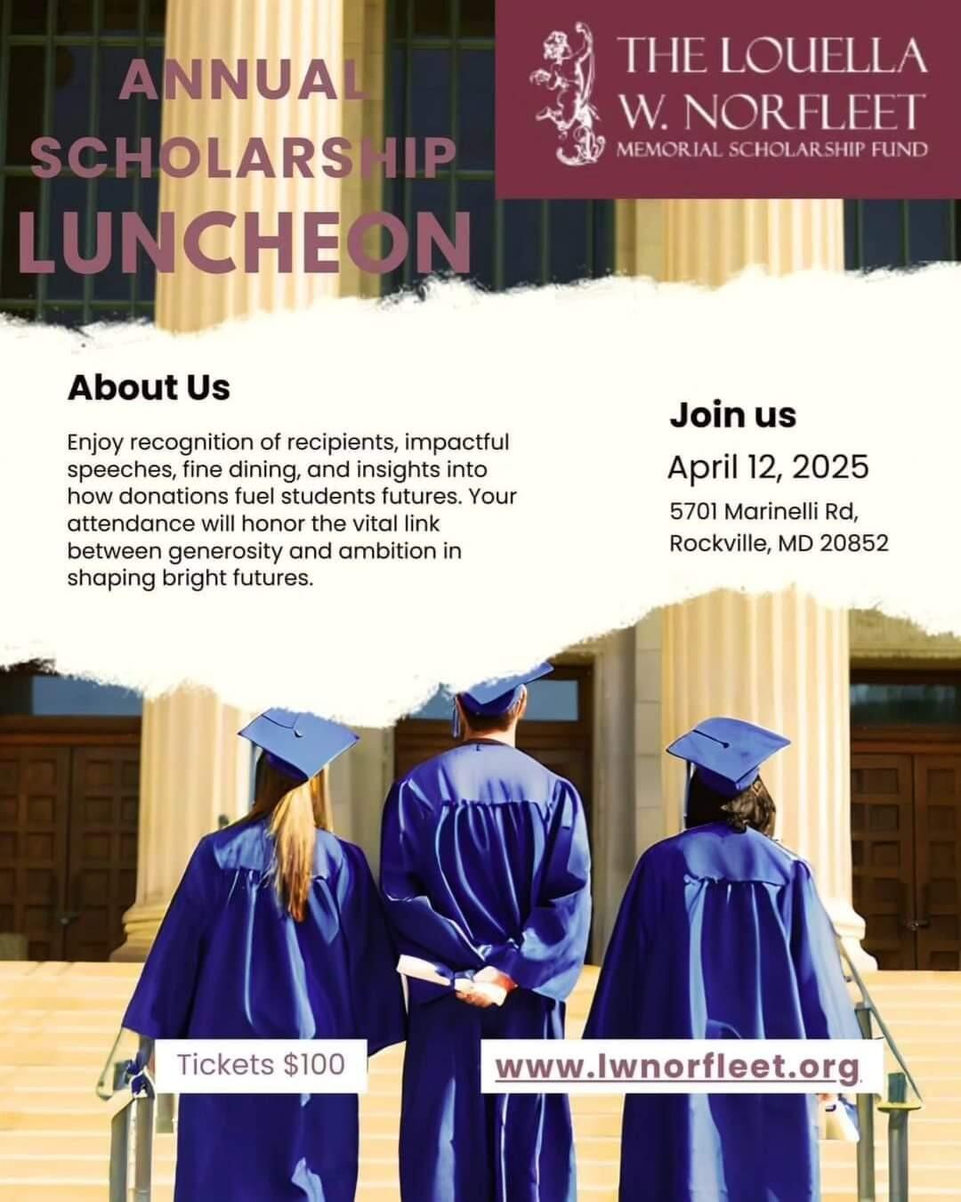 Campaign cover image for Annual Scholarship Luncheon