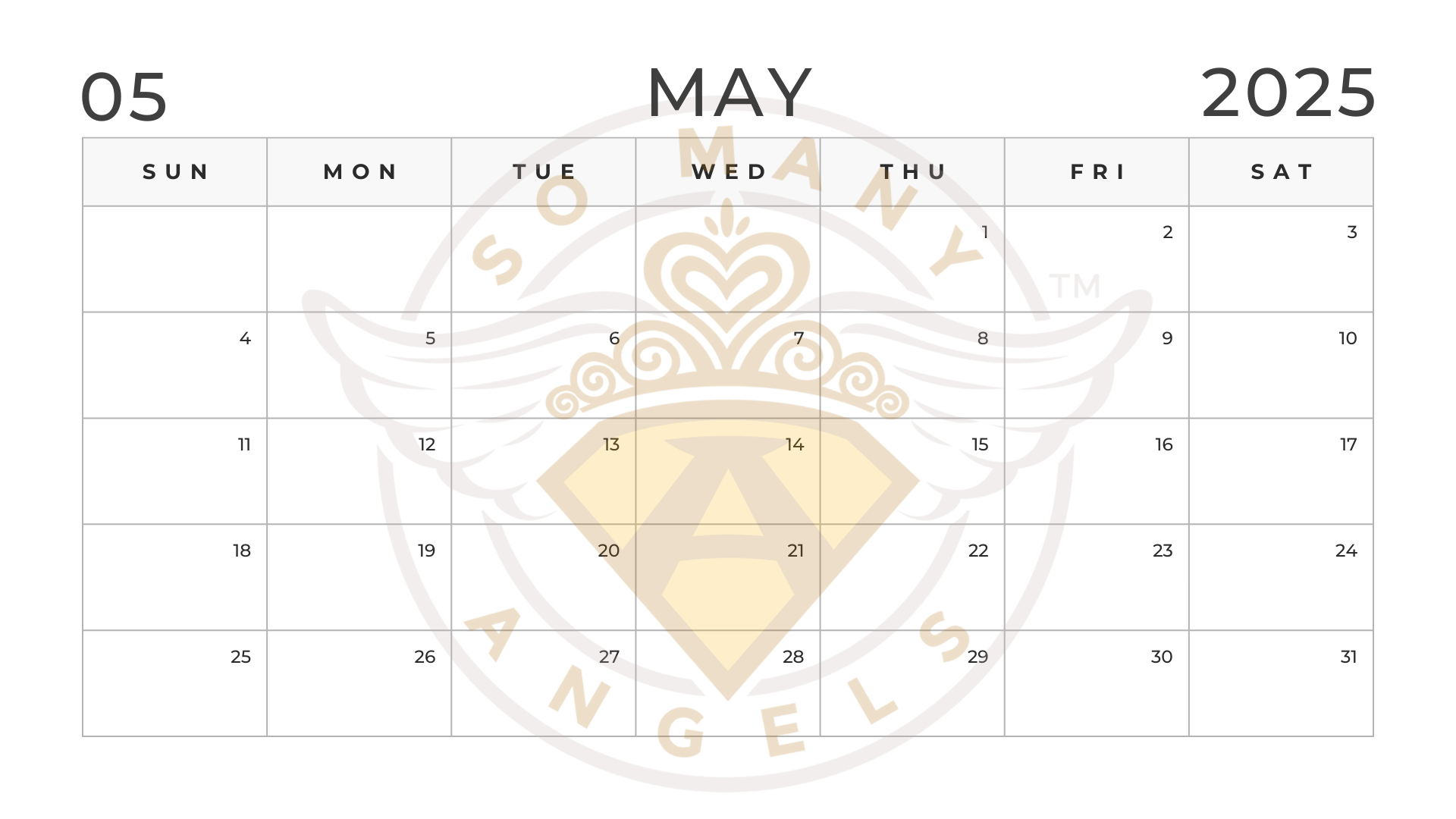 Campaign cover image for Donate the date - May 2025