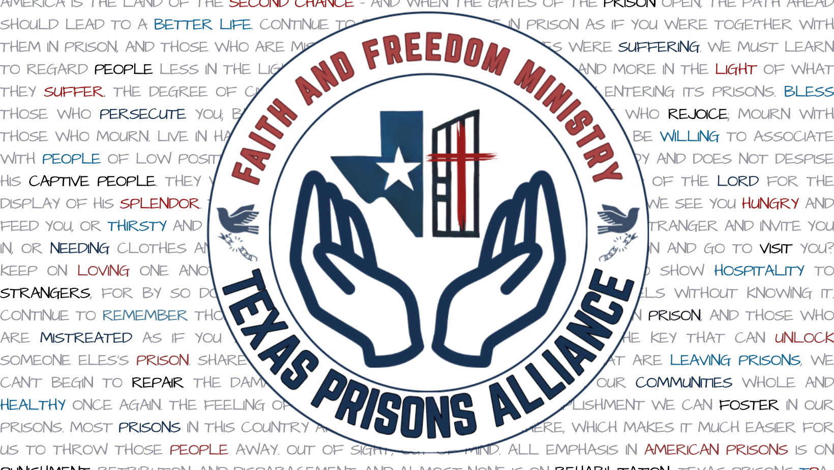Campaign cover image for 🕊️ Faith & Freedom Ministry – Texas Prisons Alliance