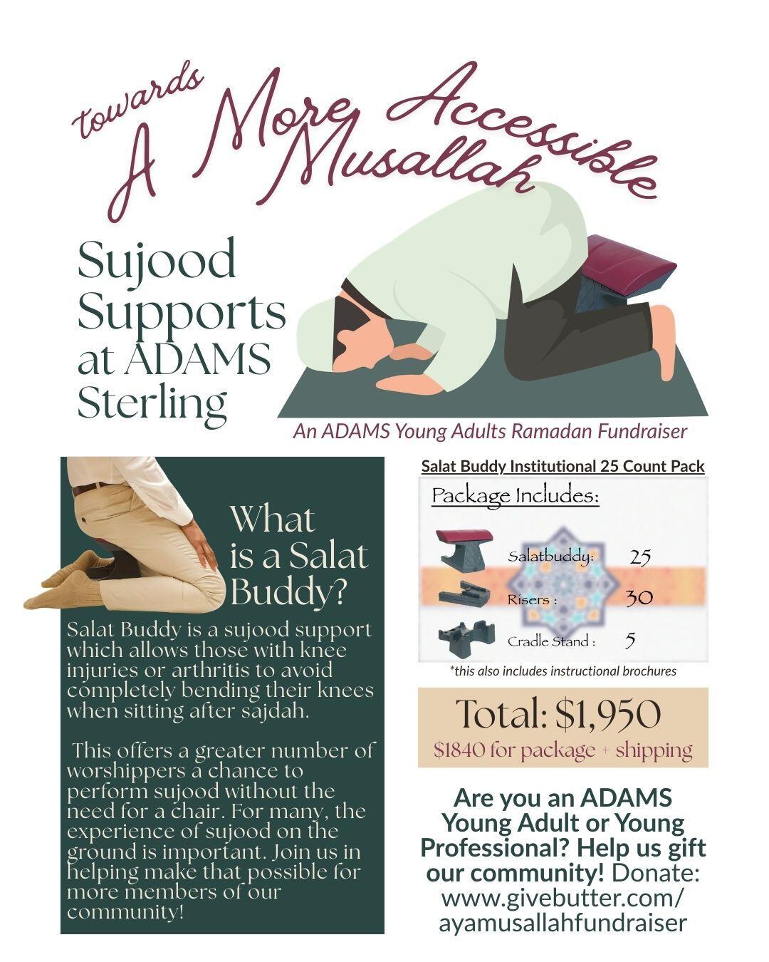 Campaign cover image for AYA Salat Buddy Fundraiser