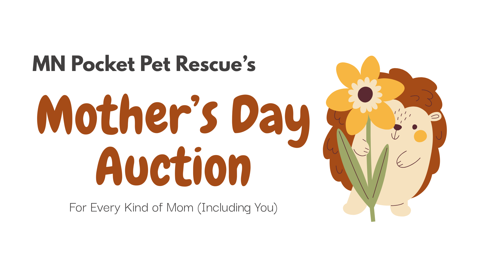 Campaign cover image for Mother's Day Auction with MN Pocket Pet Rescue