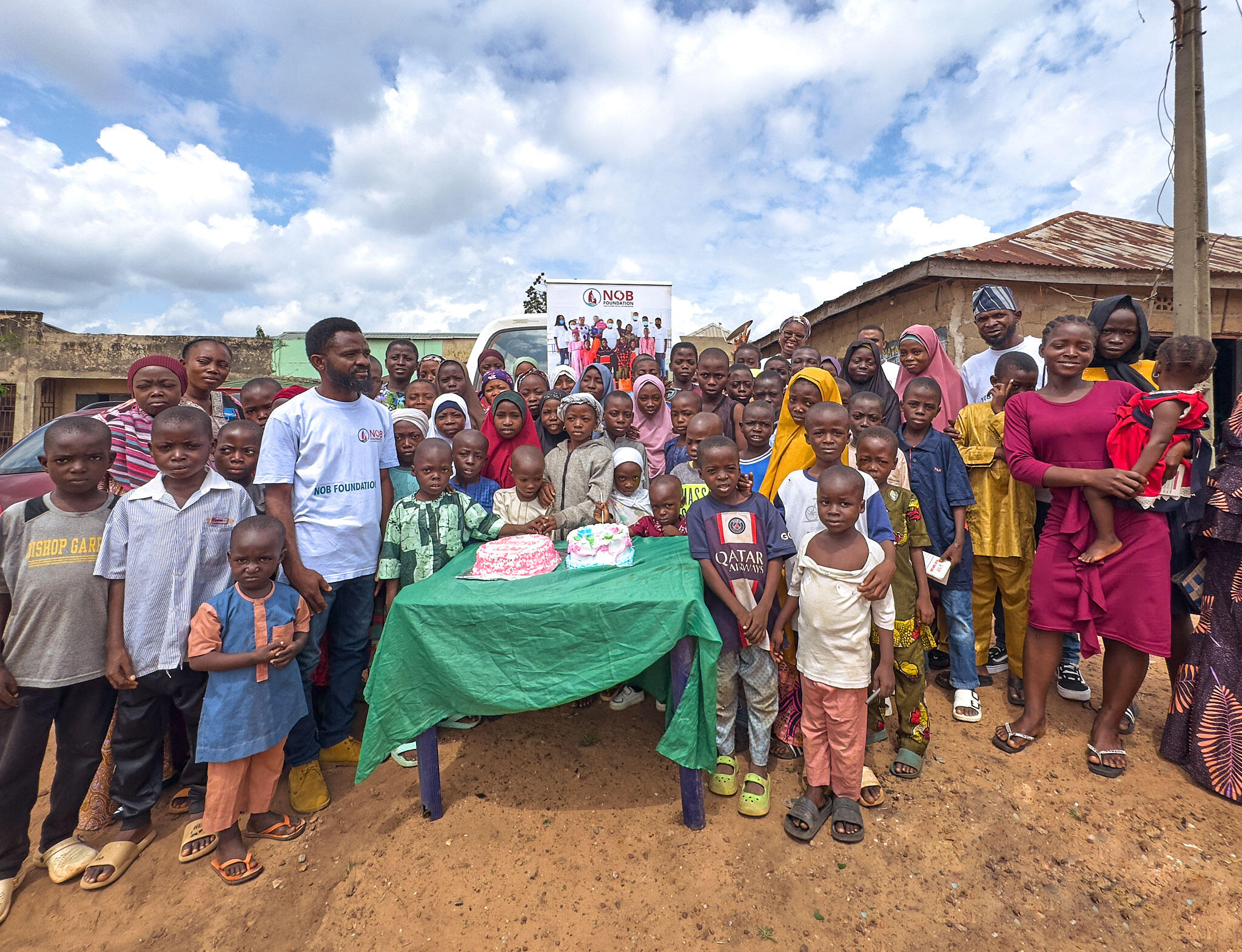 But First… Food & The Cake | Nob Foundation Inc