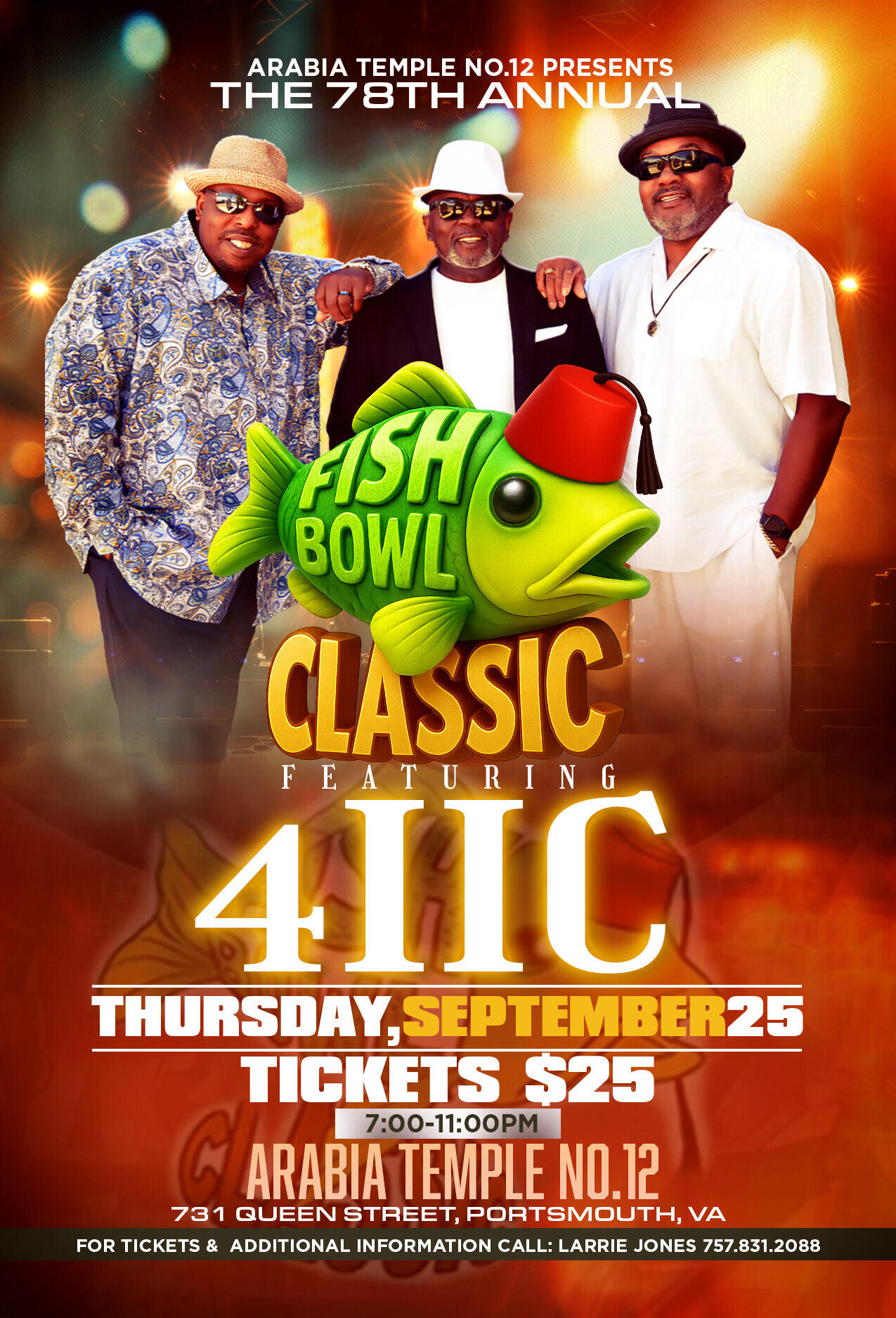 Campaign cover image for 78th Annual Fish Bowl Classic R&B Concert