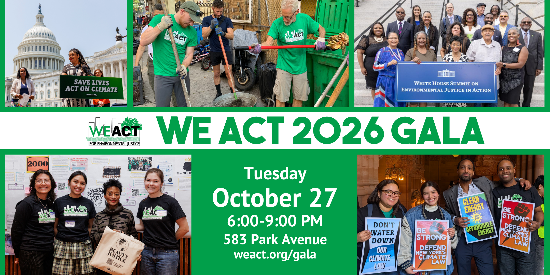 Campaign cover image for WE ACT For Environmental Justice 2026 Gala