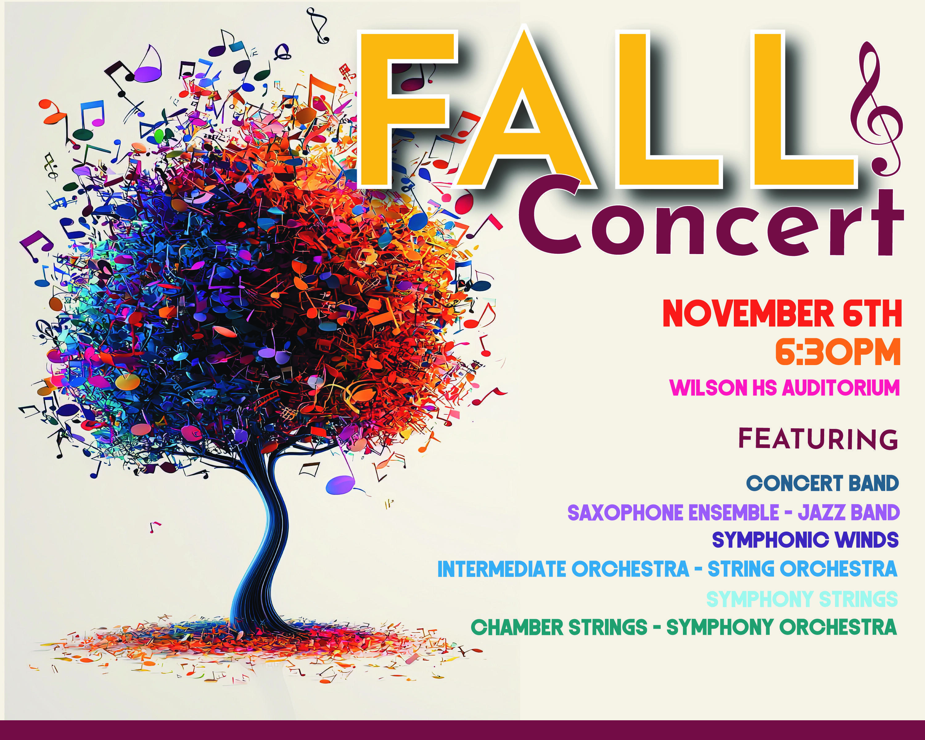 Campaign cover image for 2025 Wilson Instrumental Music Fall Concert