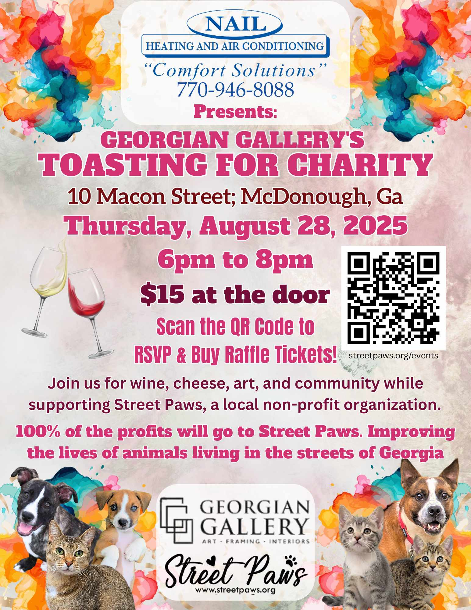 Campaign cover image for Toasting for Charity 2025