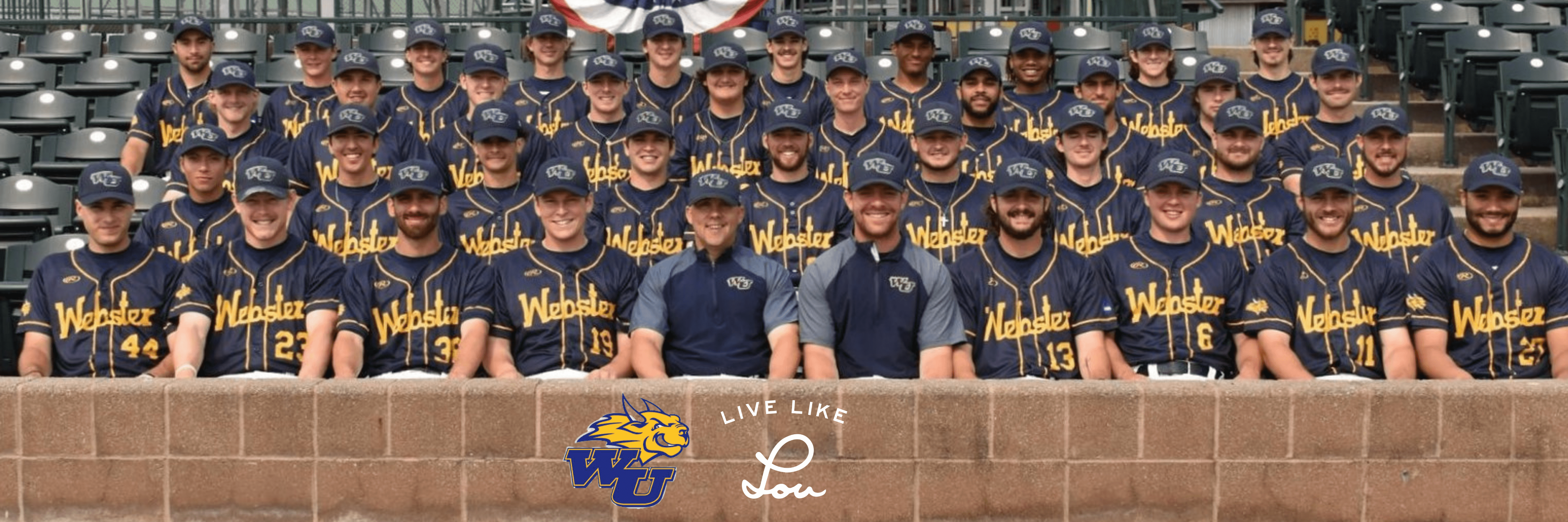 Campaign cover image for Webster University Baseball x Live Like Lou