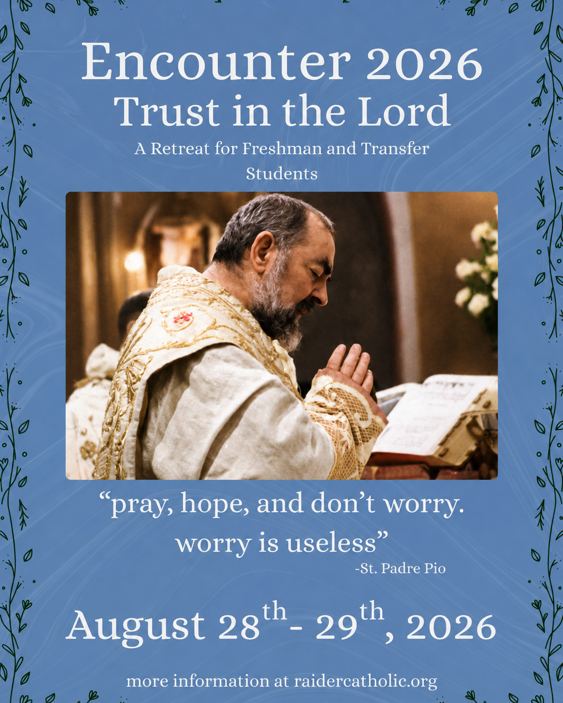Campaign cover image for Encounter 2026: Trust in the Lord