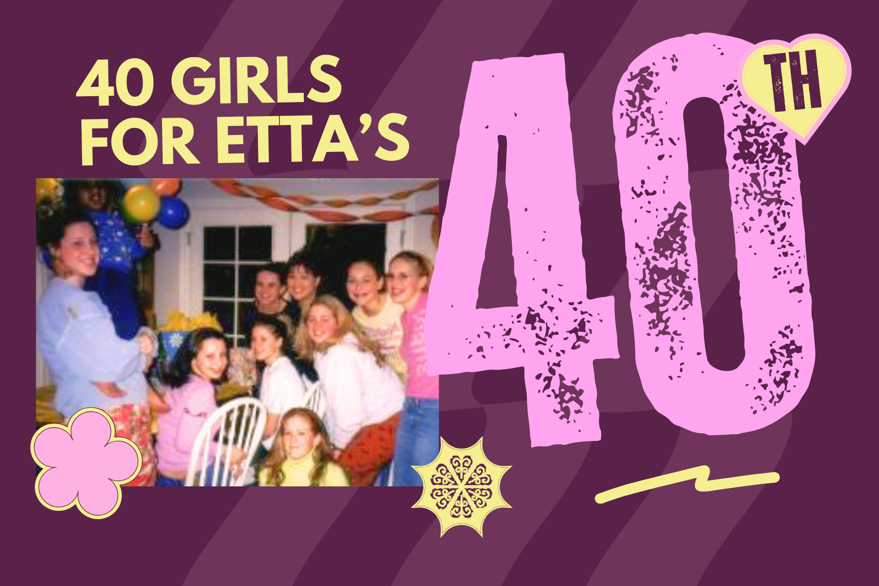 Campaign cover image for Etta's 40 birthday
