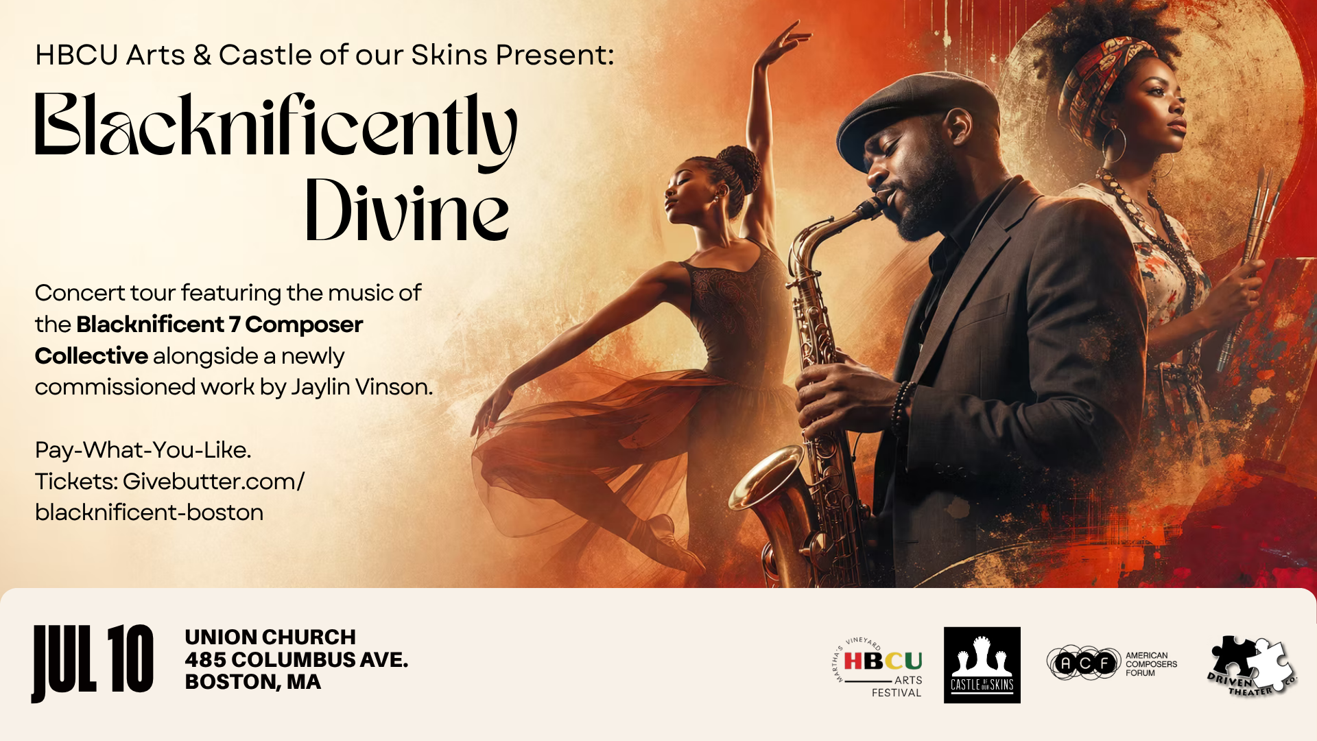 Campaign cover image for Blacknificently Divine Boston Concert