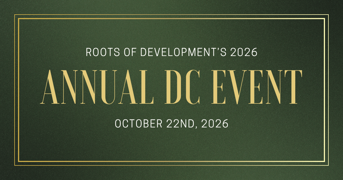 Campaign cover image for Roots of Development's 2026 Annual Event