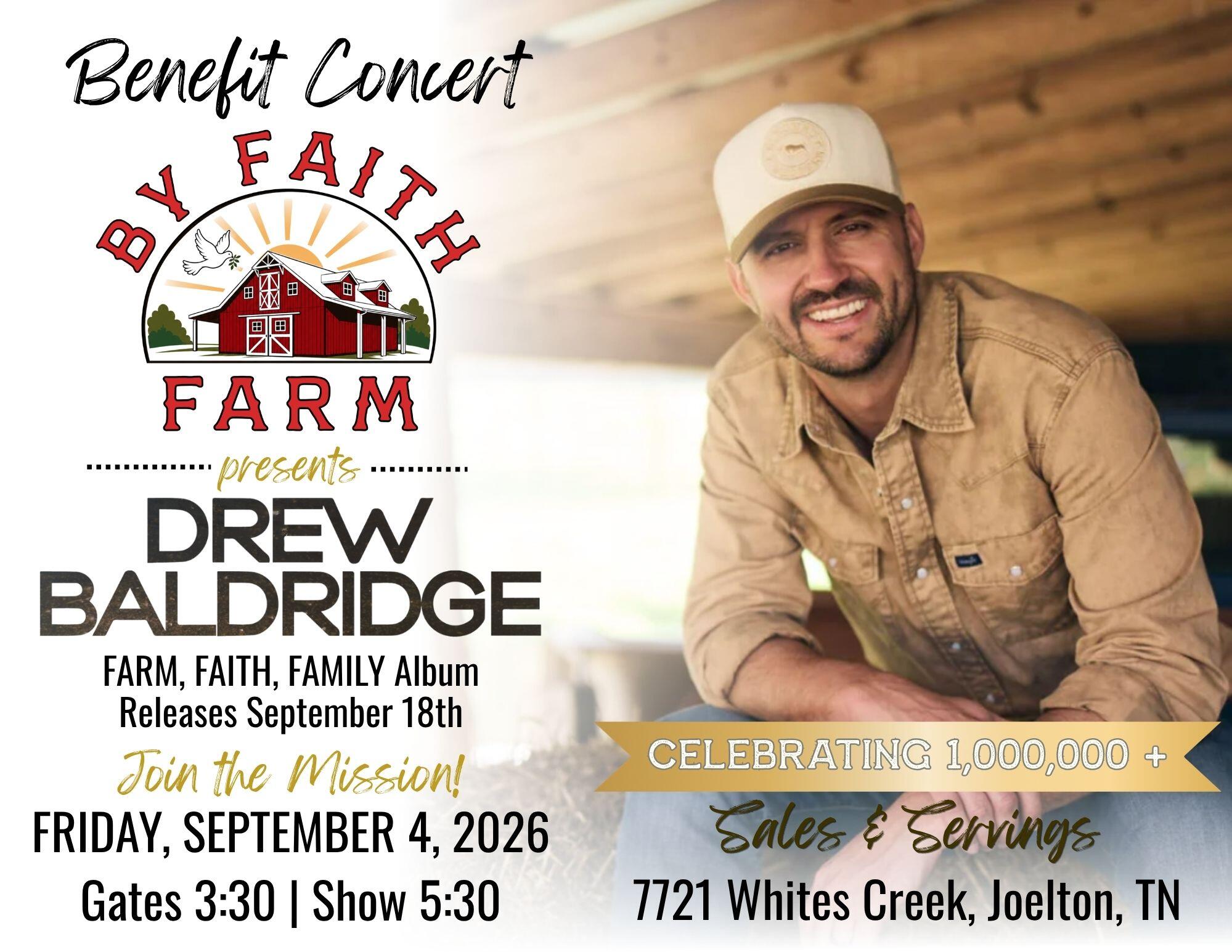 Campaign cover image for Drew Baldridge Outdoor Benefit Concert