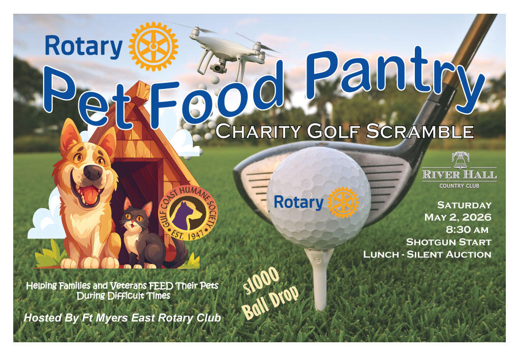 Campaign cover image for 3rd Annual Rotary Club of East Fort Myers Charity Golf Scramble 2026