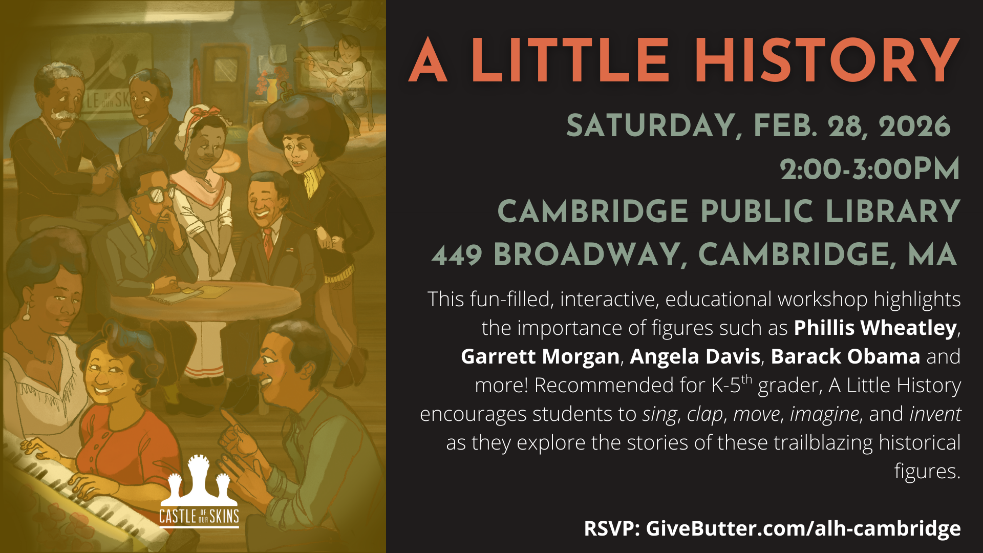 Campaign cover image for A Little History at Cambridge Public Library