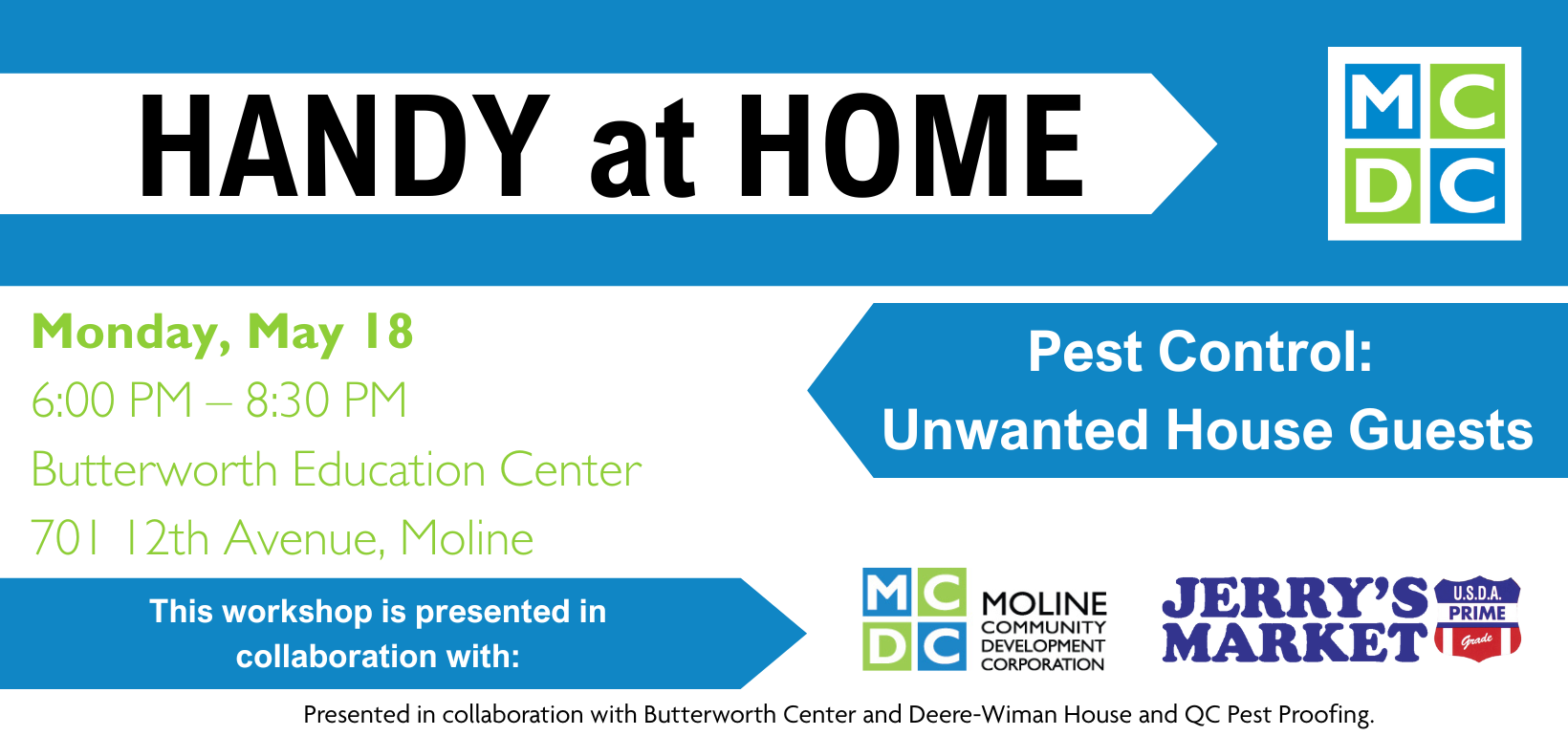 Campaign cover image for Handy at Home: Pest Control: Unwanted House Guests