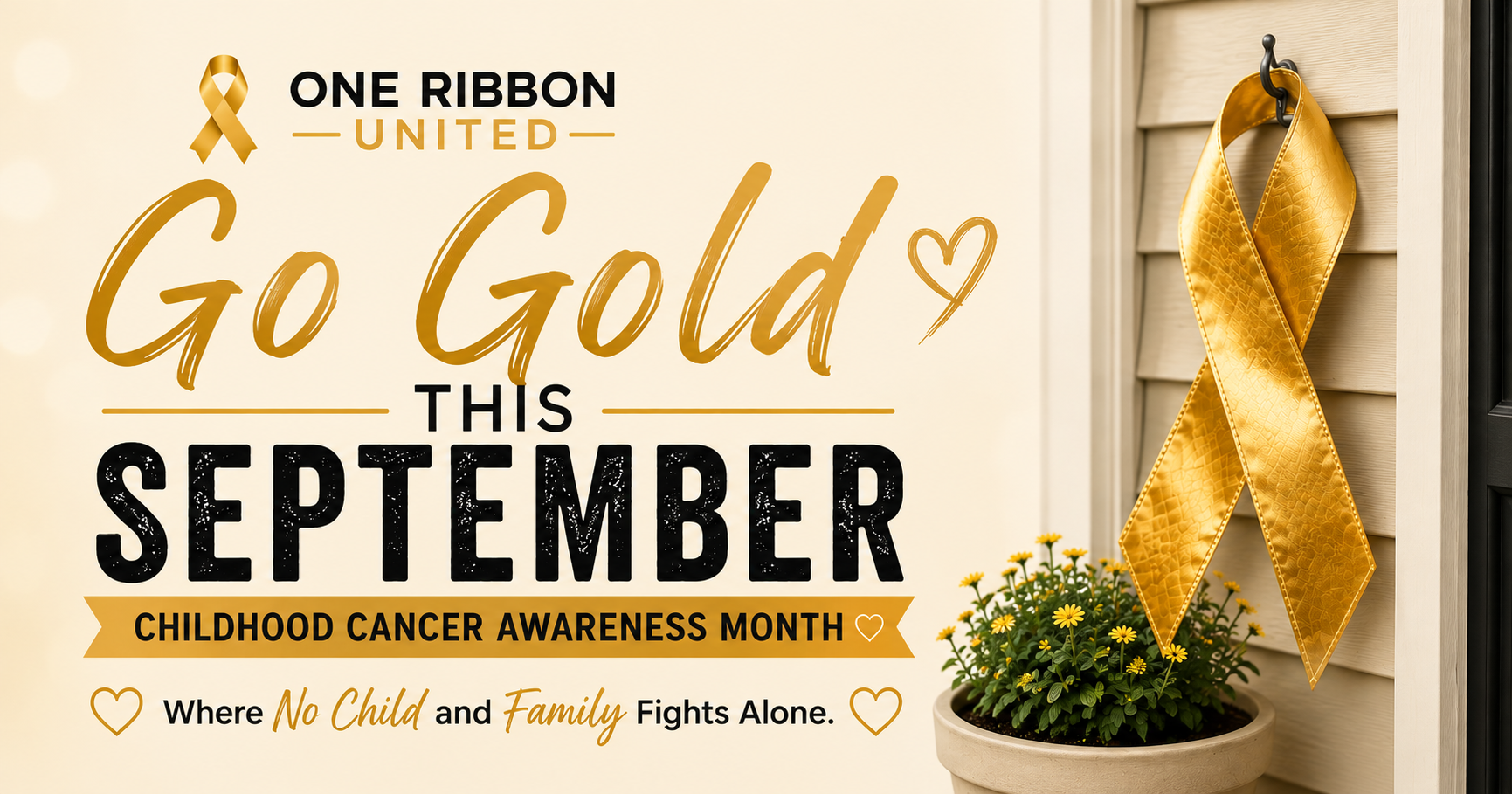 Campaign cover image for Annual Go Gold for Childhood Cancer Awareness 2026