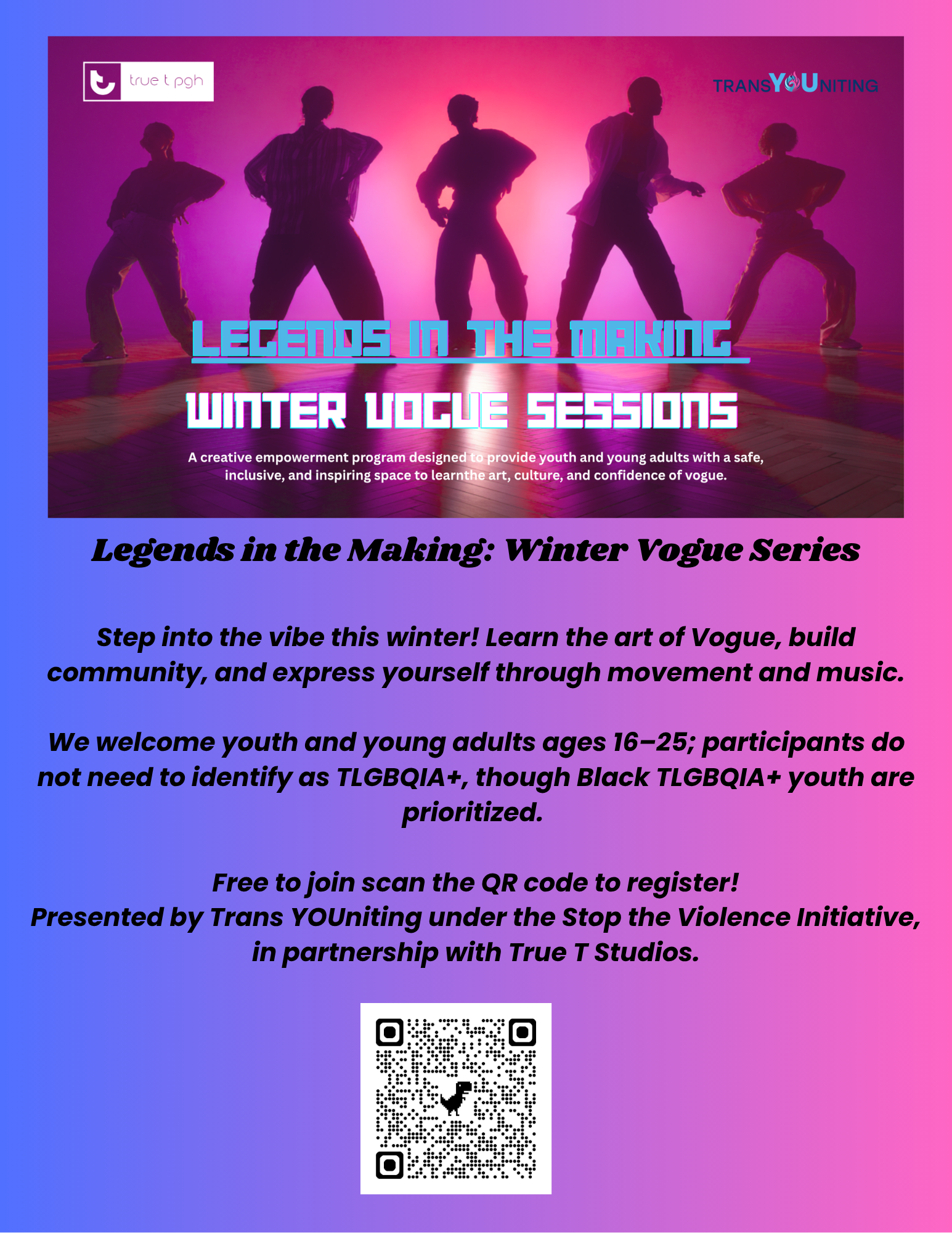 Campaign cover image for Legends in the Making: Winter Vogue Series              sign up below