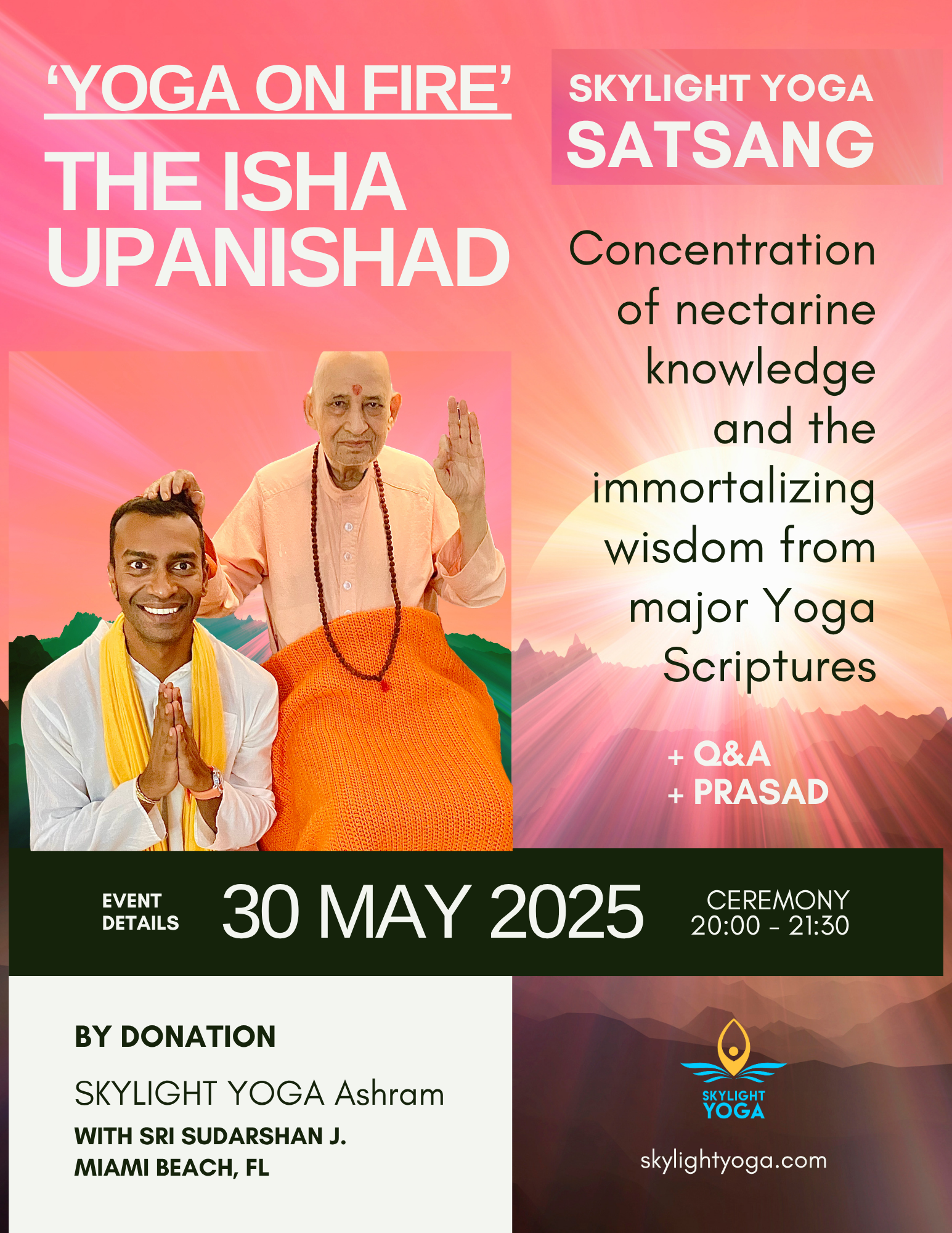 Campaign cover image for ISHA UPANISHAD: Yoga On Fire