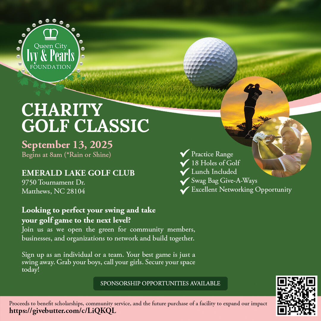 Campaign cover image for Queen City Ivy and Pearls Charity Golf Classic
