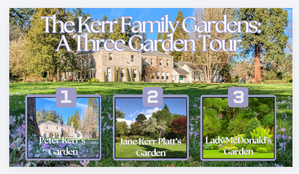 Campaign cover image for Kerr Family Gardens: A Three Garden Tour - SOLD OUT