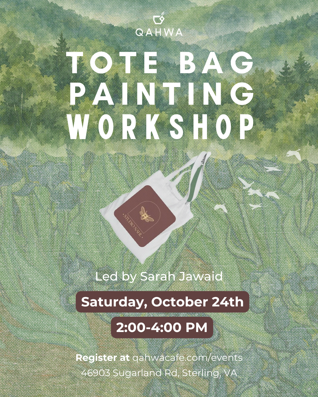 Campaign cover image for Tote Bag Painting Workshop