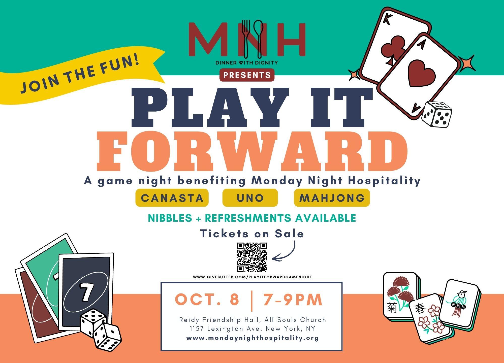 Campaign cover image for Play It Forward Game Night
