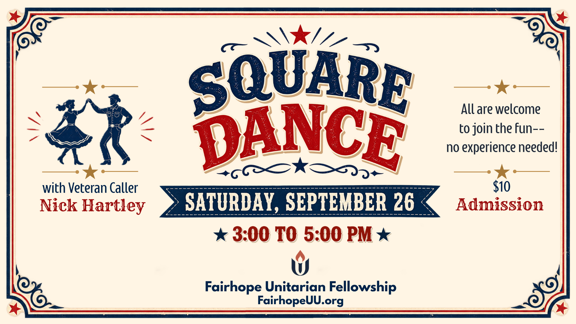Campaign cover image for Square Dance at Fairhope Unitarian Fellowship