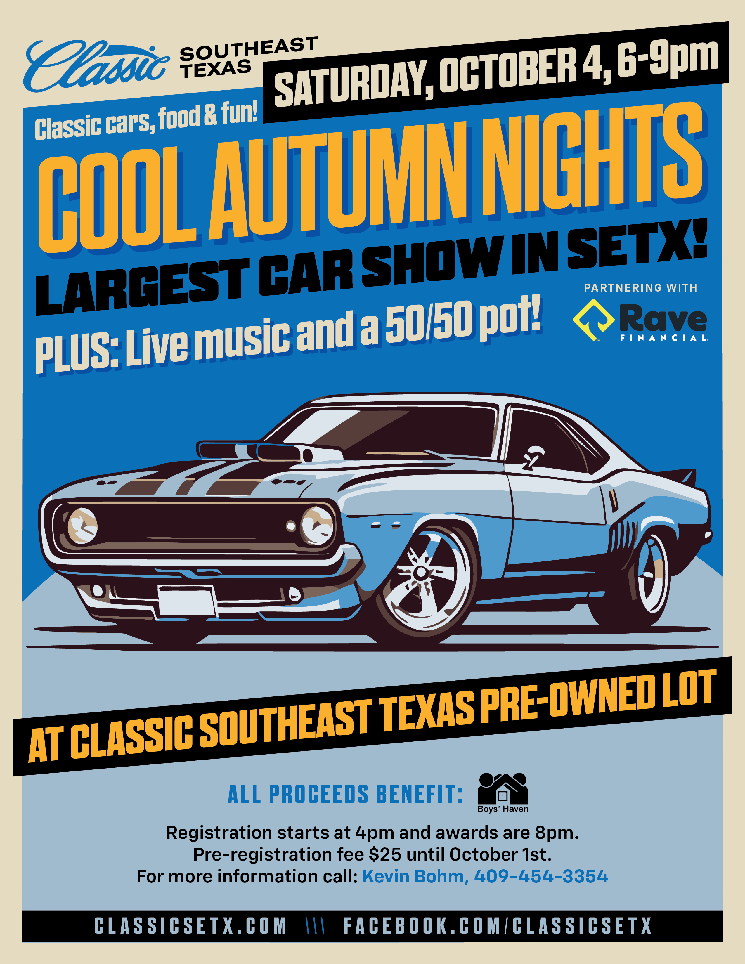 Campaign cover image for Cool Autumn Nights Car Show