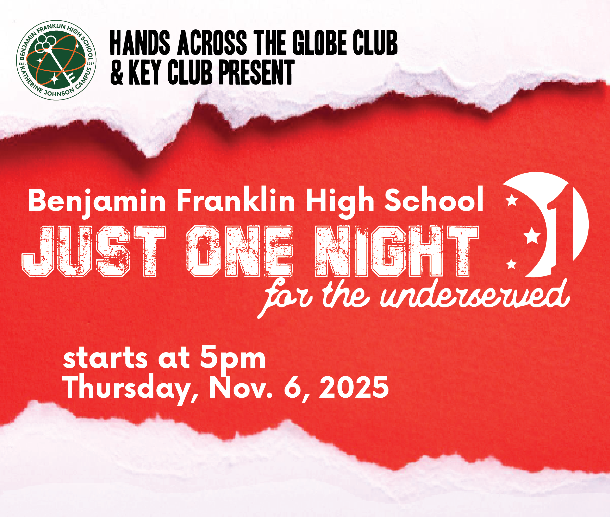 Campaign cover image for Just One Night for the Underserved (Fall 2025)