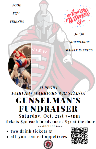 Campaign cover image for 2023 Warrior Wrestling Gunselman's Fundraiser