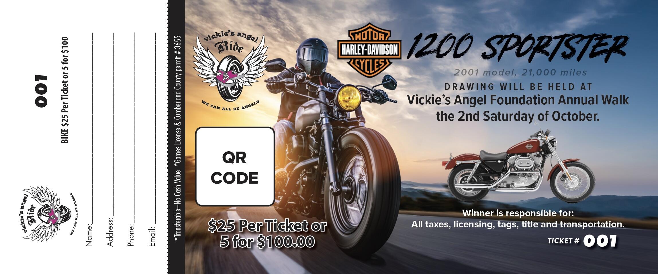 Campaign cover image for 1200 Sportster Raffle