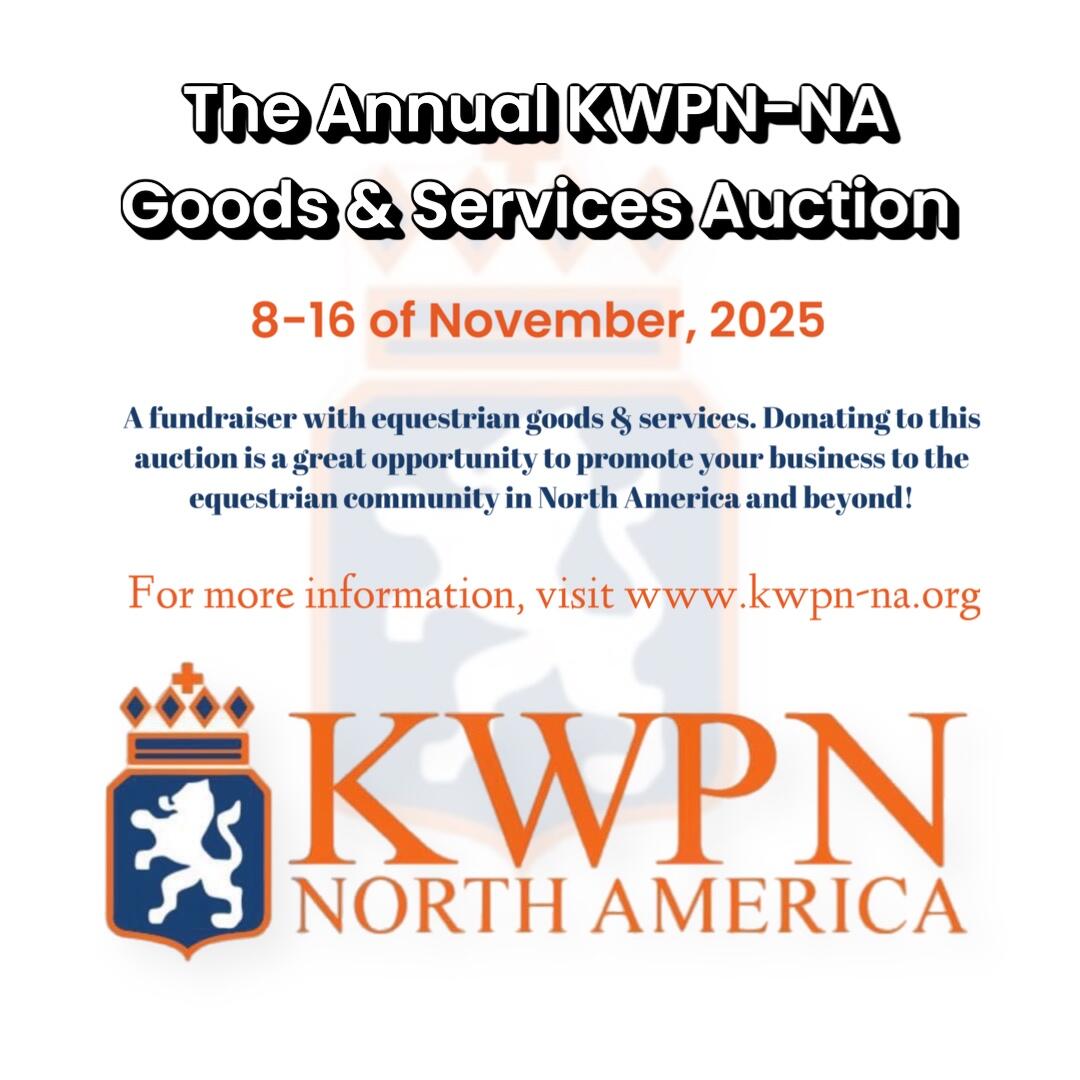 Campaign cover image for The 2025 KWPN-NA Online Goods & Services Auction