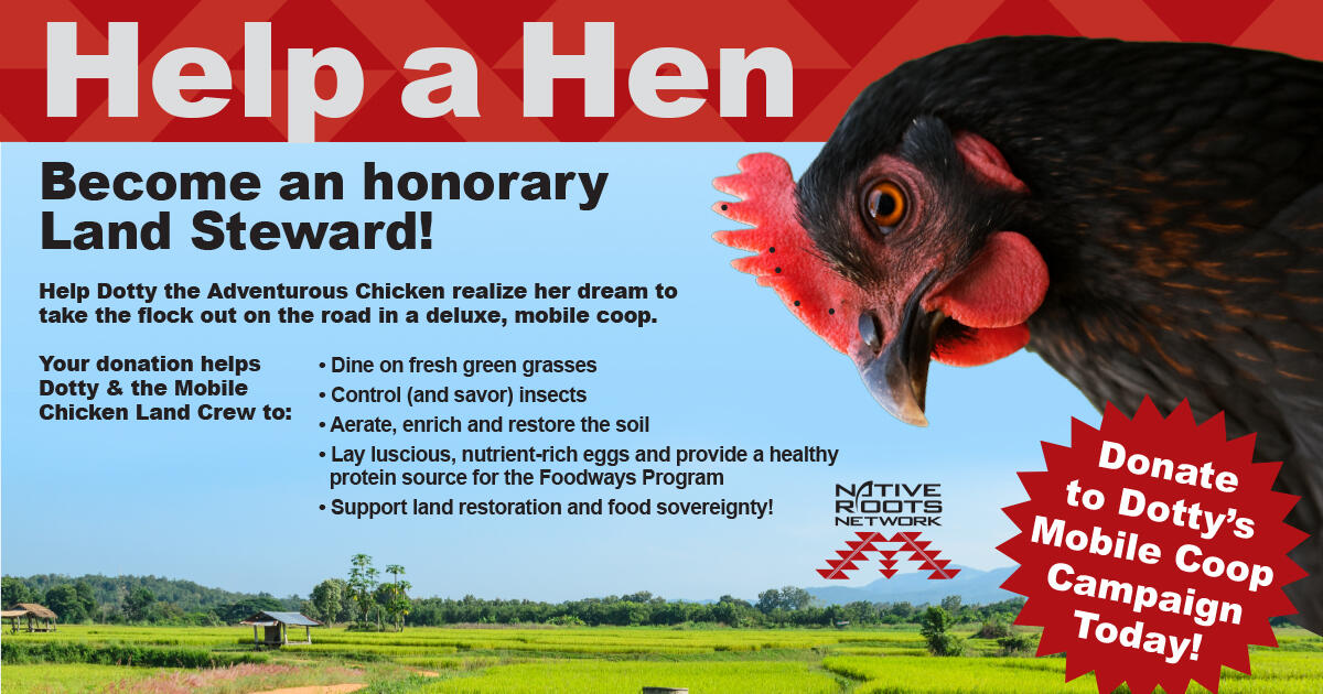 Campaign cover image for Help a Hen: Donate to Dotty's Mobile Coop Campaign