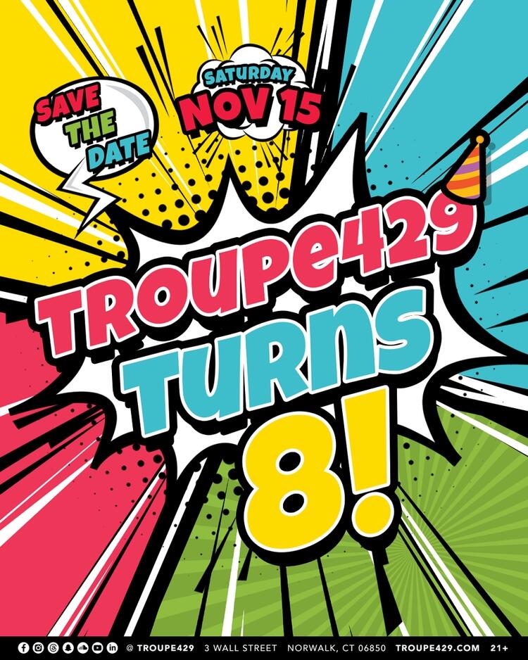 Campaign cover image for TICKET TO: Troupe429 birthday dance party! (SAT NOV 15, 2025)