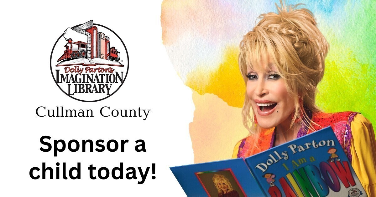 Campaign cover image for Sponsor a Child for one year of Dolly Parton's Imagination Library in Cullman County