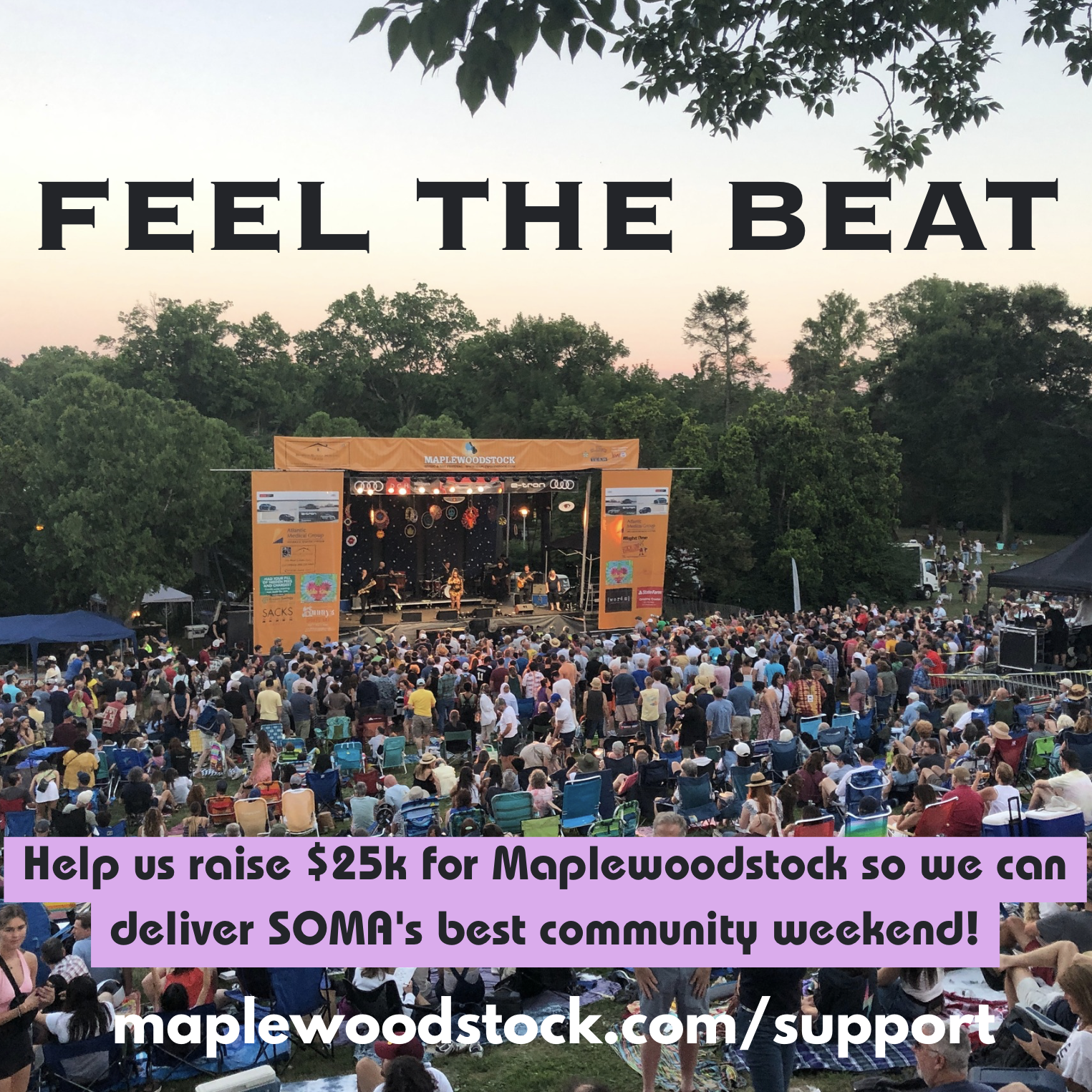 Campaign cover image for Maplewoodstock 2026 Campaign - Feel the Beat!