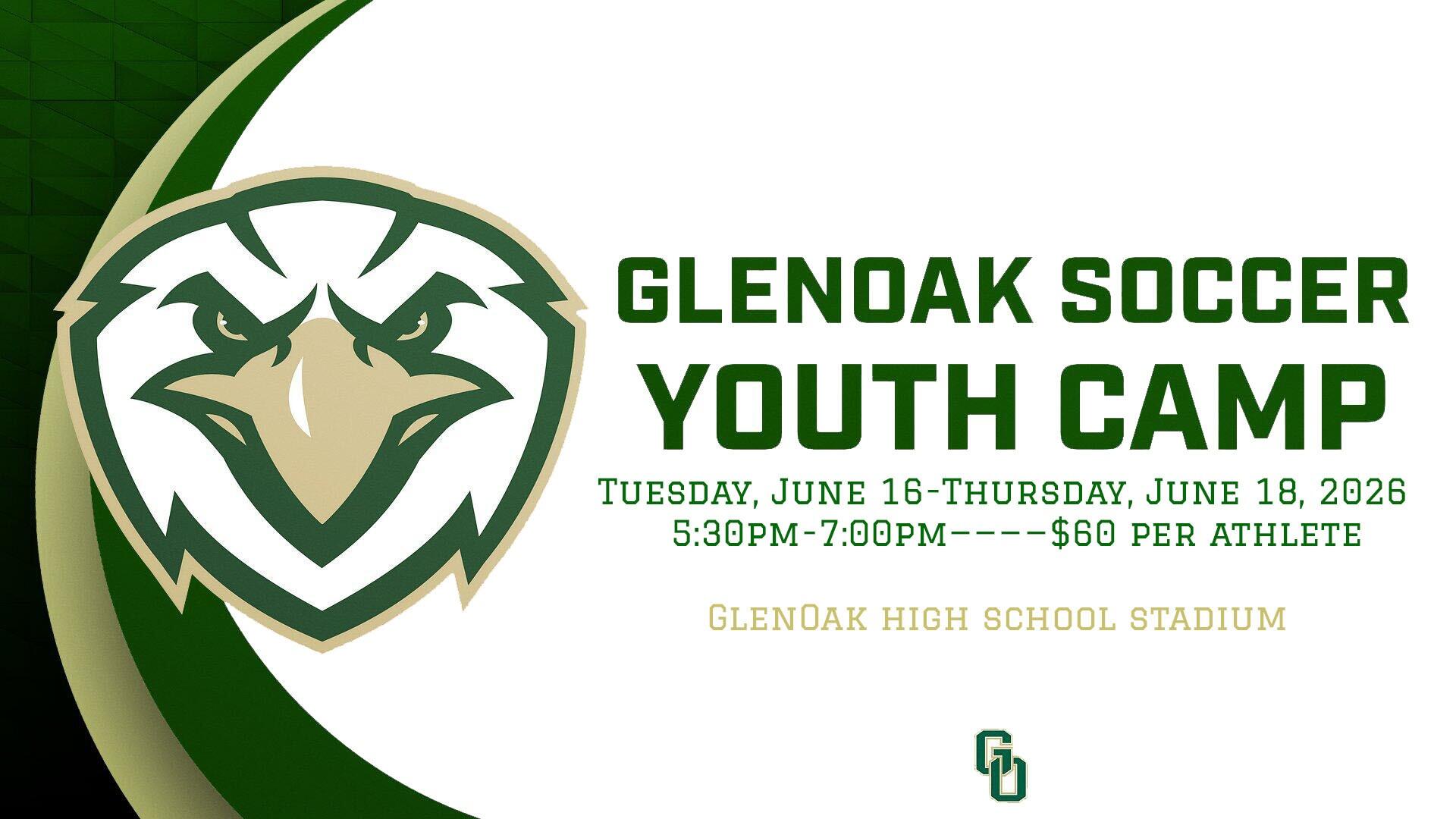 Campaign cover for 2026 GlenOak Youth Soccer Camp