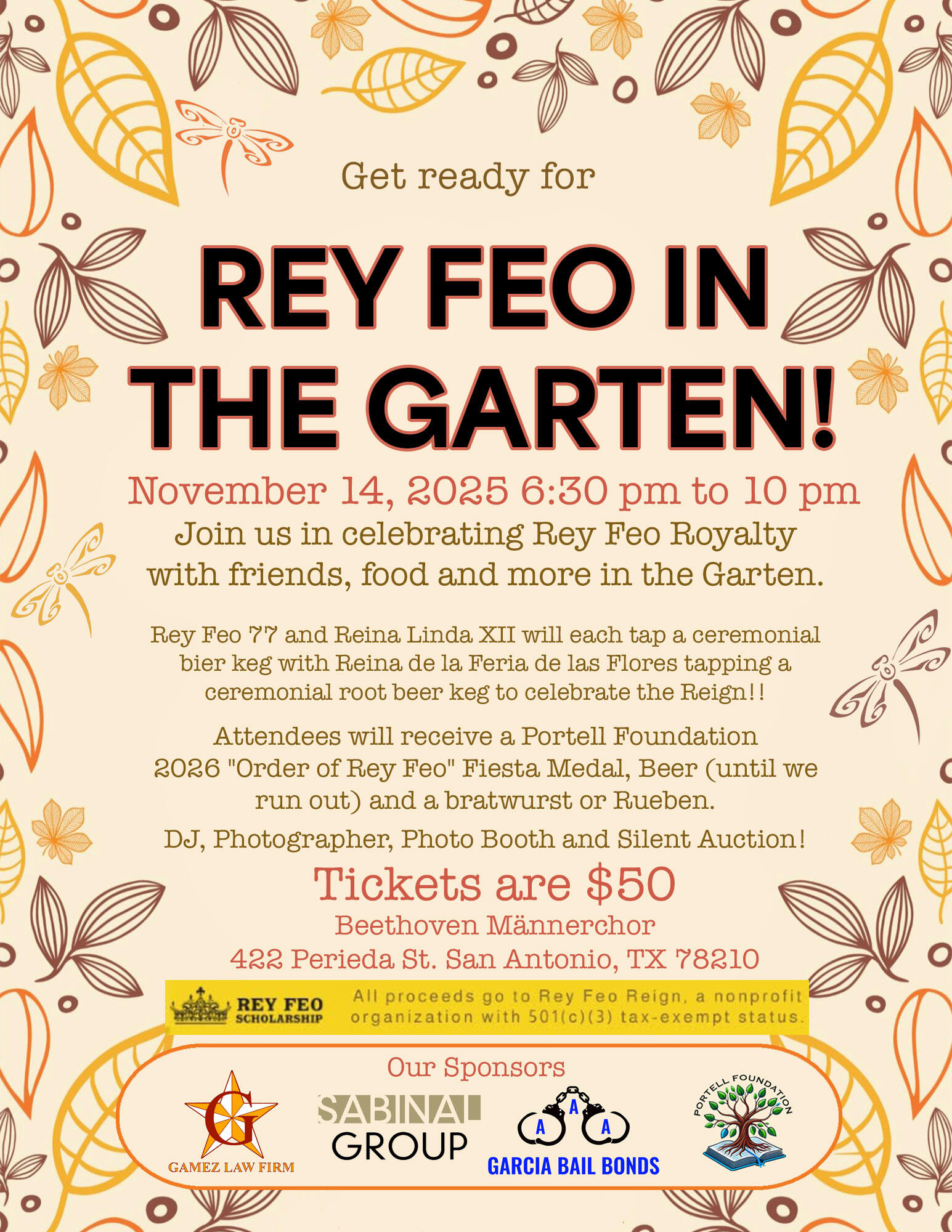 Campaign cover image for Rey Feo in the Garten