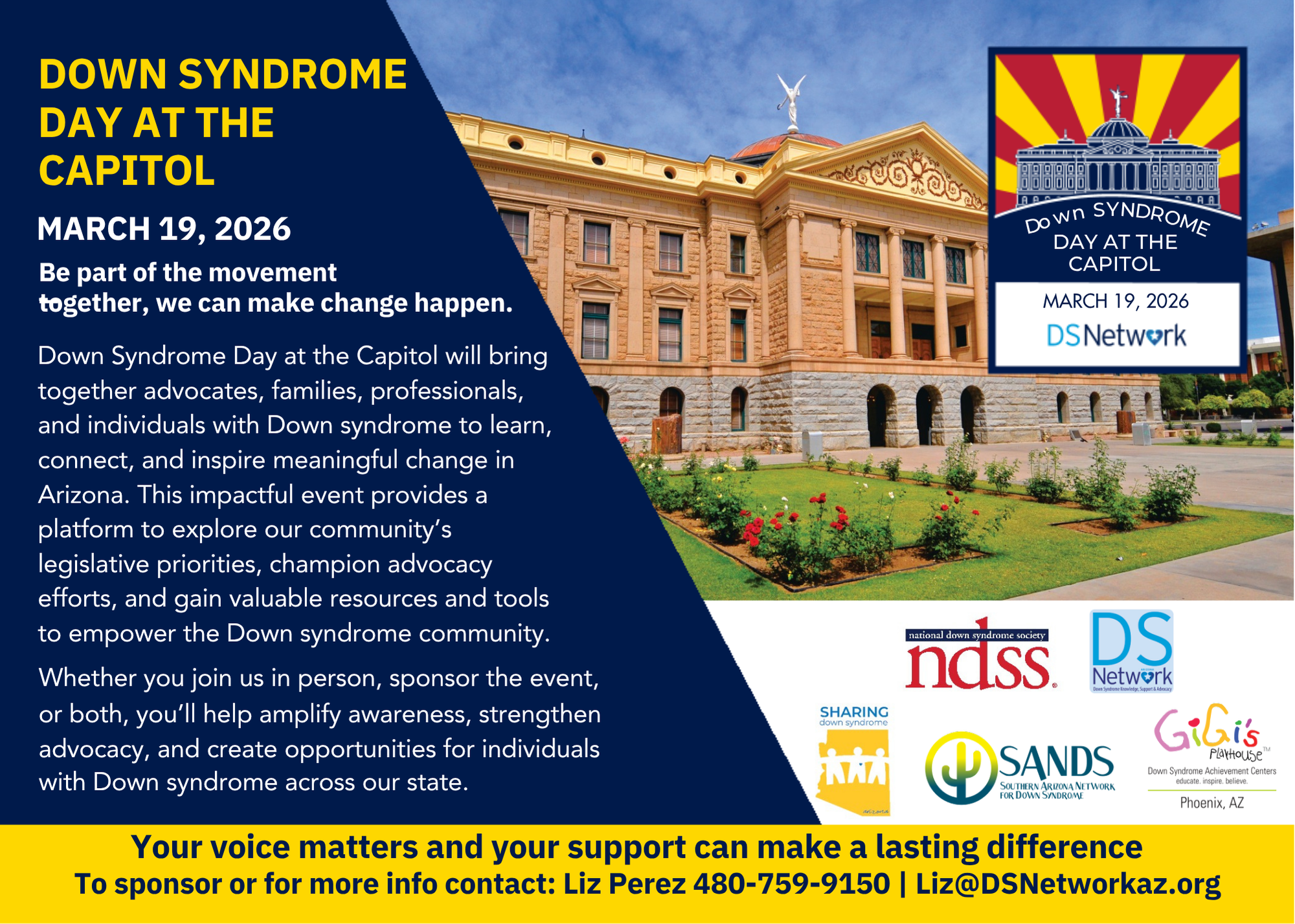 Campaign cover image for Down Syndrome Day at the Capitol