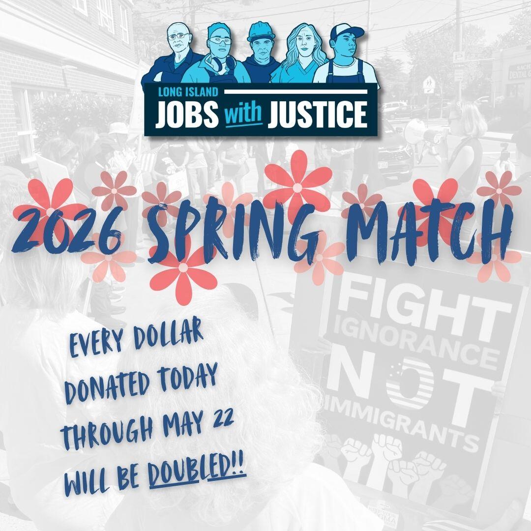 Campaign cover image for LIJWJ's 2026 Spring Match Campaign
