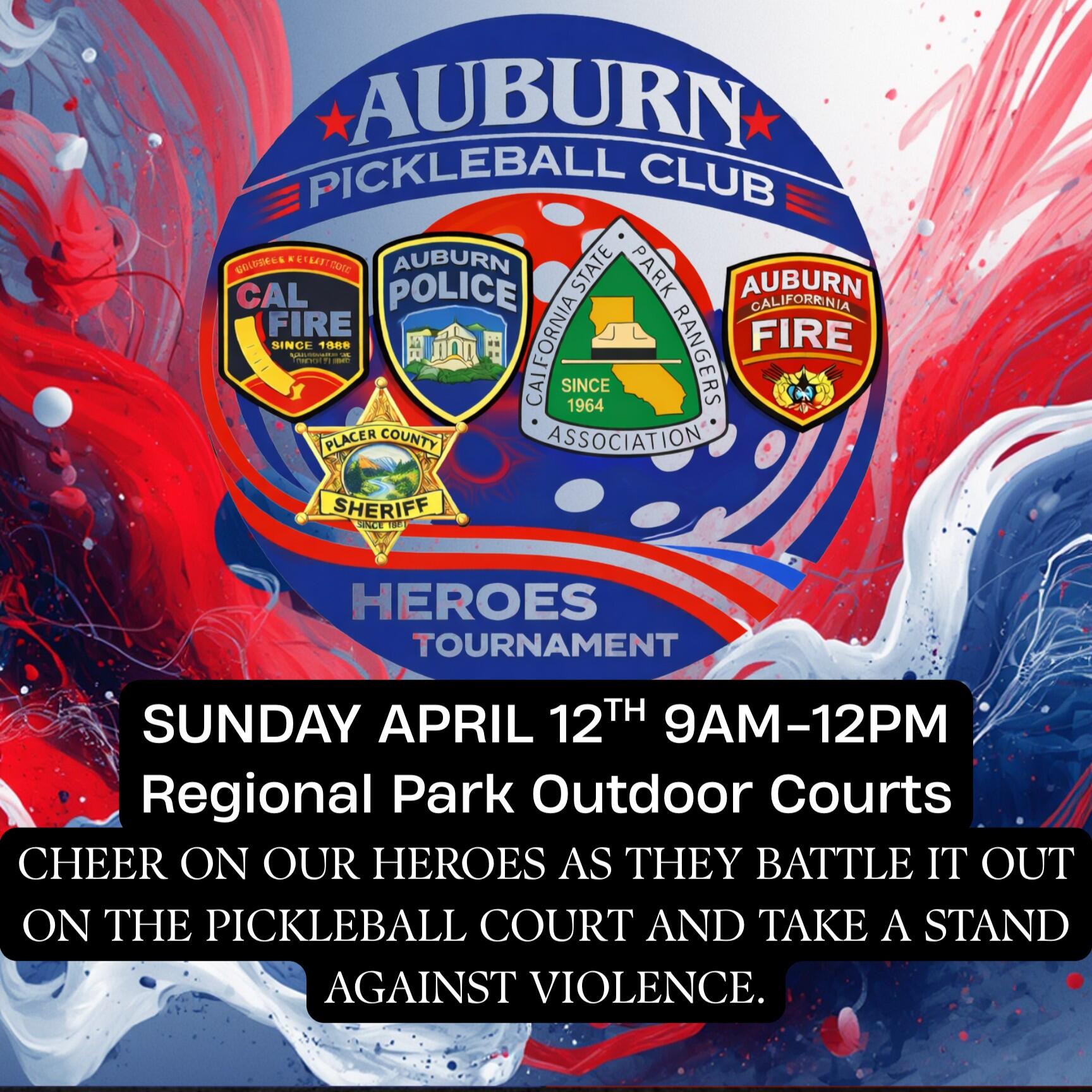 Campaign cover image for 2026 Auburn Heroes Pickleball Tournament