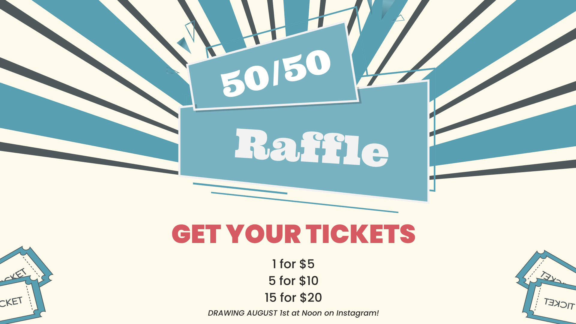 Heart Month Raffle Independent Retailer Month 50/50 Raffle | Heart On Main Street Inc